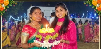 పూల పండుగకు పోత్కపల్లి పులకింత