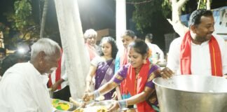 ఆరుట్ల సాయిమేస్త్రి యూత్ అసోసియేషన్ ఆధ్వర్యంలో అన్నప్రసాద కార్యక్రమం