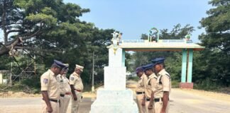 పోలీస్ అమరవీరులకు ఘనంగా నివాళులర్పించిన మద్దూరు పోలీసులు