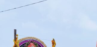 గోకినేపల్లిలో వైభవంగా శివ గణేష్ కనకదుర్గమ్మ శోభాయాత్ర