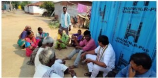 గంగపుత్ర కాలనీ వాసుల సమస్యలను అడిగి తెలుసుకున్న సౌదగర్ అరవింద్