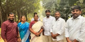 మంత్రి సీతక్కను కలిసిన చేగుంట మండల కాంగ్రెస్ నాయకులు