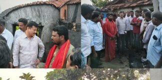 అగ్నిప్రమాద బాధితులకు మద్దతు: రూ. 10 వేల ఆర్థిక సాయం అందజేసిన కాంగ్రెస్ నాయకులు మద్దుల గోపాల్ రెడ్డి