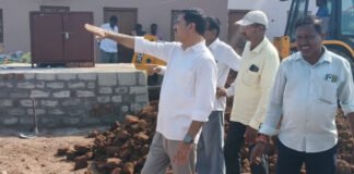 కోటిలింగాల పుష్కర ఘాట్లు, ఆలయ పునర్నిర్మాణ పనుల పరిశీలన